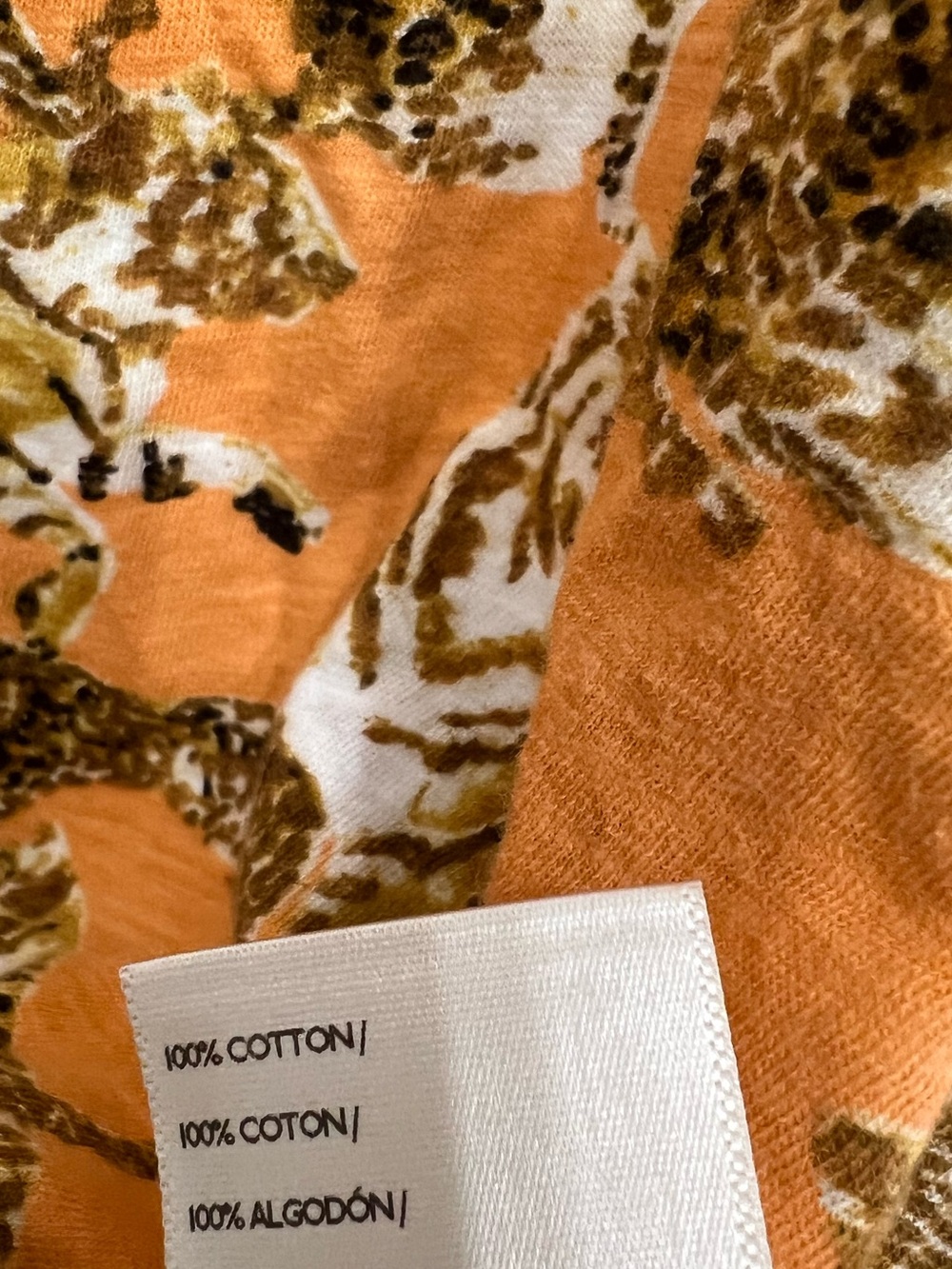 Maeve by Anthropologie Big Cat Print Boxy Tee - Picture 7 of 7